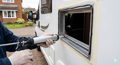 Van glass installation